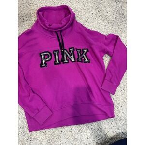 Pink by Victoria's Secret sequin hoodie y2k